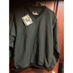 Forrester's Golf Windshirt Men's SMALL Hunter Houndstooth Teflon Microfiber NWT